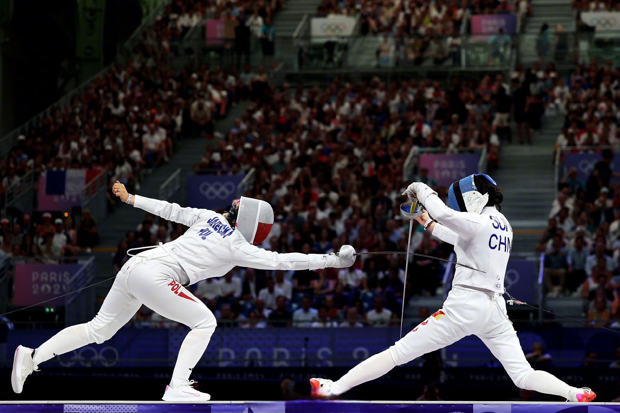 匈牙利击剑选手在比赛中一路逆袭